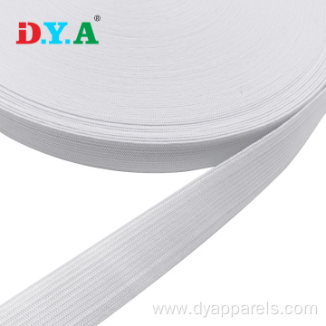 Wholesale Cheap White Polyester Knitted Elastic for Garment